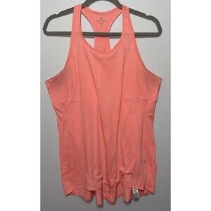 Athleta Tank Top Womens XL Peach Orange Racerback Athletic Yoga